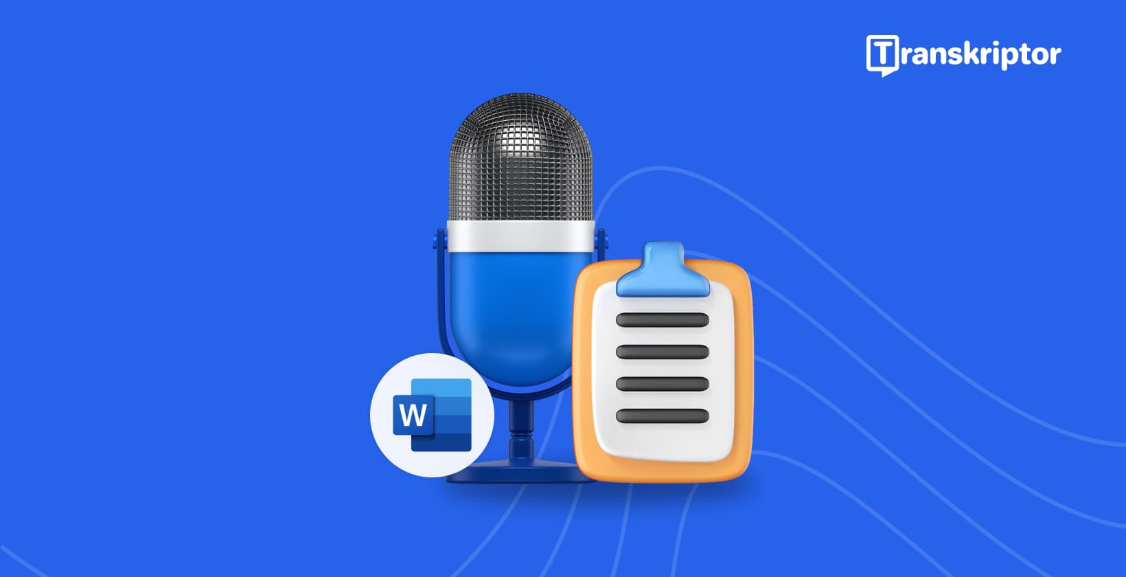 Mikrofon Microsoft Word dokumentummal, amely a diktálási felületet és a hangfelismerési folyamatot mutatja.