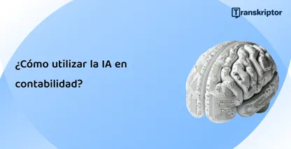 Una ilustración de cerebro de AI que refleja la integración de la inteligencia artificial en las prácticas contables modernas.