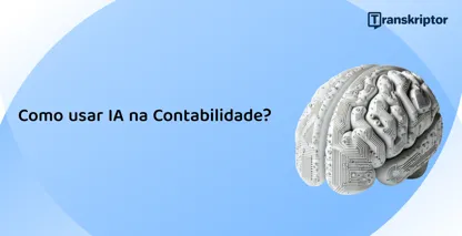 Uma ilustração AI-cérebro que reflete a integração da inteligência artificial nas práticas contábeis modernas.