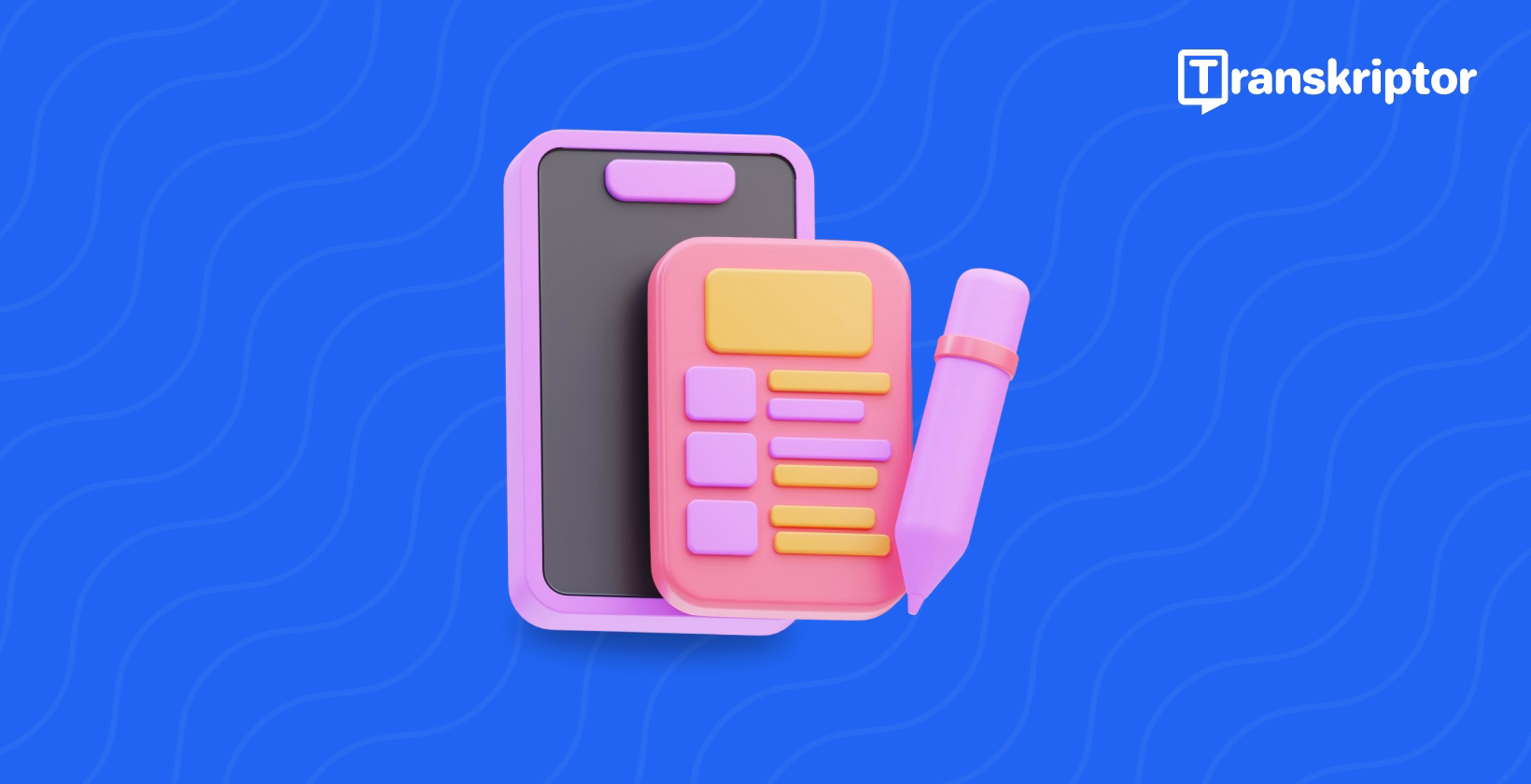 Smartphone with writing application interface showing document creation and editing tools for content development.