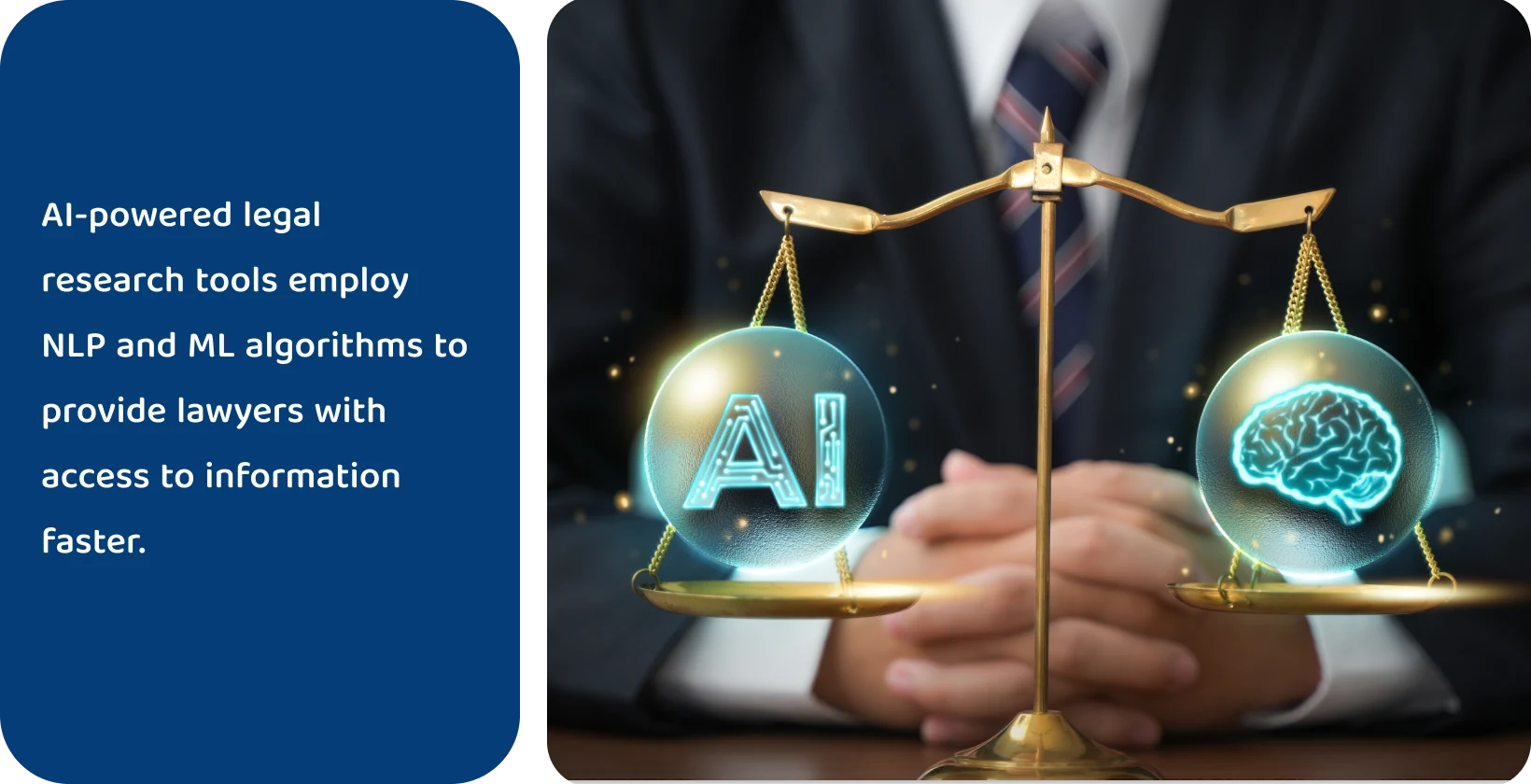 A AI és az agy kiegyensúlyozását szolgáló mérlegek, amelyek szemléltetik az automatizált és a kézi átírási szolgáltatások közötti döntést.