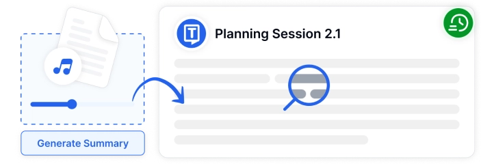 Миттєво отримуйте доступ до ключових моментів за допомогою автоматичних підсумків зустрічей з продажу.