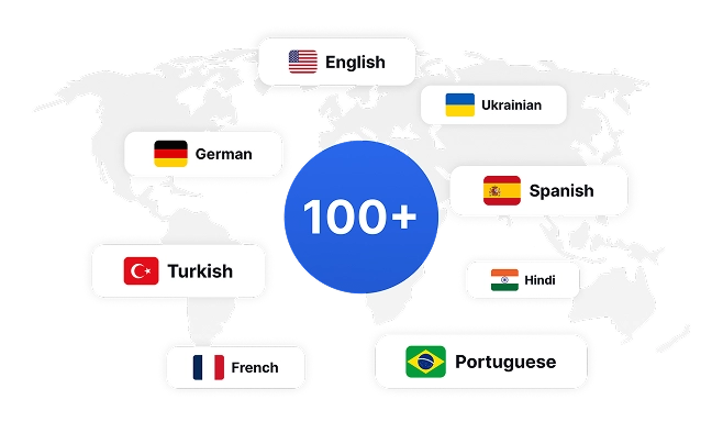 Transkripsi mesyuarat AI menyokong lebih 100 bahasa, membolehkan kerjasama dan kebolehcapaian global.