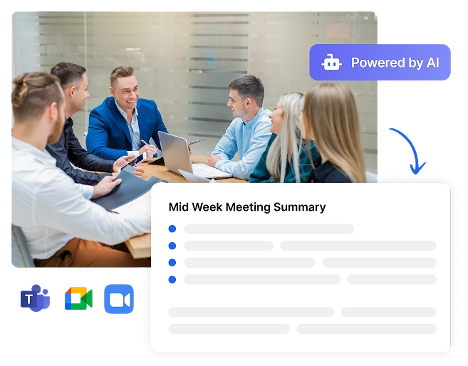 Alat berkuasa AI menukar mesyuarat kepada ringkasan ringkas yang boleh diambil tindakan untuk Pasukan, Zoom dan Google Meet.