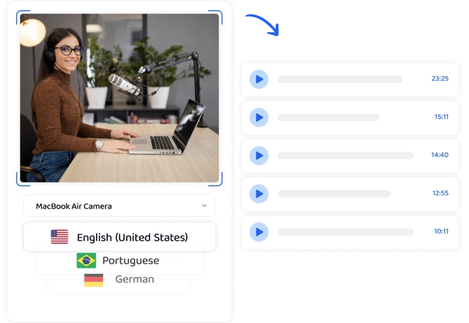 Capture, transcribe, and share screen recordings effortlessly with AI.