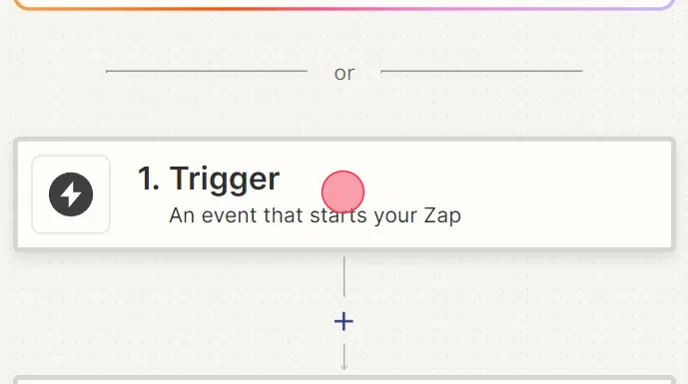 A screenshot showing how to click "trigger"