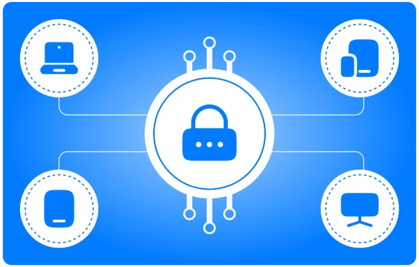 Design gráfico destacando backup e recuperação de dados para Transkriptor.