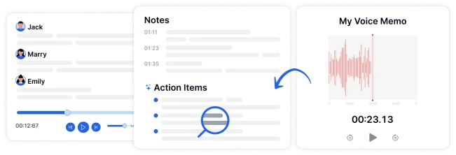 Easy and accurate transcription of voice memos, ensuring clear and reliable results.