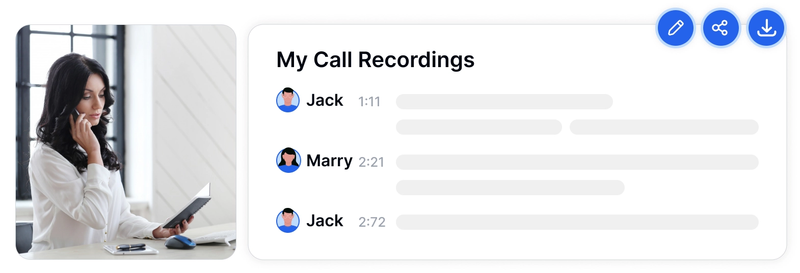 Fast call analysis delivering insights soon after the call ends.