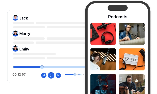 Tools zur Bilddarstellung, die die Podcast-SEO durch detaillierte Transkriptionen maximieren.