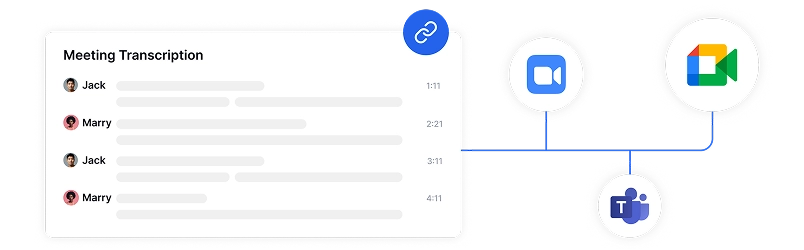 Інструмент на основі AI миттєво генерує точні транскрипції з зустрічей Zoom, Teams і Google Meet.