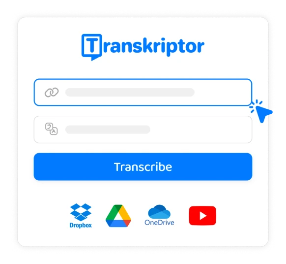 Button to paste the link of a Dropbox file.