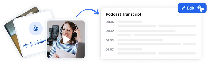 Editor berkuasa AI memperhalusi transkrip podcast dengan meningkatkan kebolehbacaan dan menstrukturkan kandungan sedia blog.