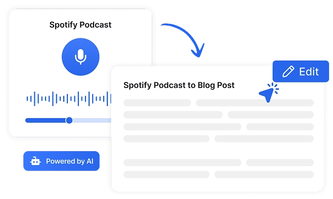 Editor transkrip podcast berkuasa AI memperhalusi kandungan dengan mengalih keluar perkataan pengisi dan meningkatkan kebolehbacaan.