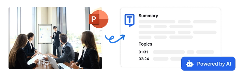 Imej yang menggambarkan ringkasan berkuasa AI yang dijana oleh peringkas PPT, menawarkan cerapan yang cepat dan tepat.