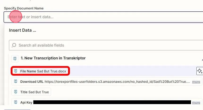 Screenshot покажува како да се избере "download url"