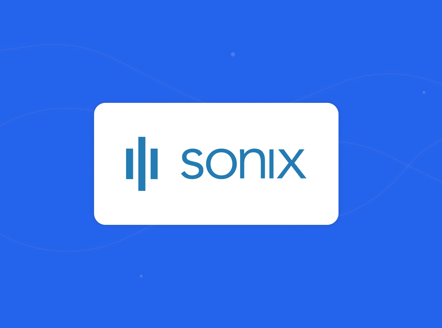 The logo of Sonix, an alternative to the leading transcription and AI note taking service, Transkriptor.