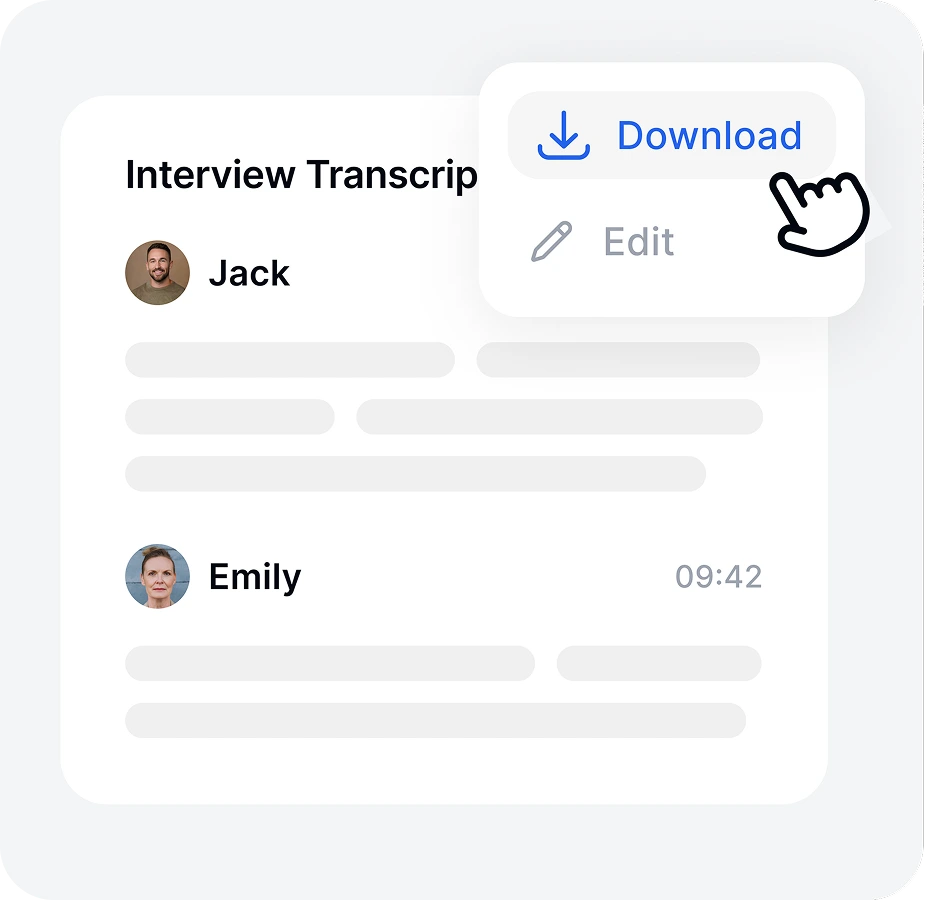 Опція завантаження фінальної текстової транскрипції мовленнєвого файлу.