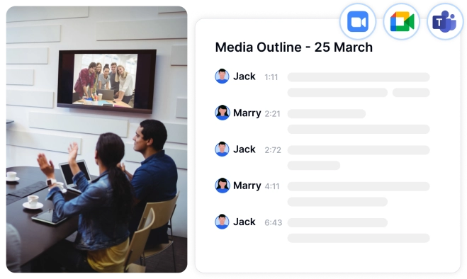 Відстежуйте кожного доповідача в медіапроектах за допомогою інструментів транскрипції, що забезпечують високу точність.