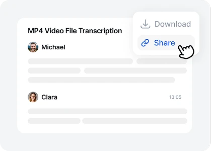 Експортуйте вашу транскрипцію