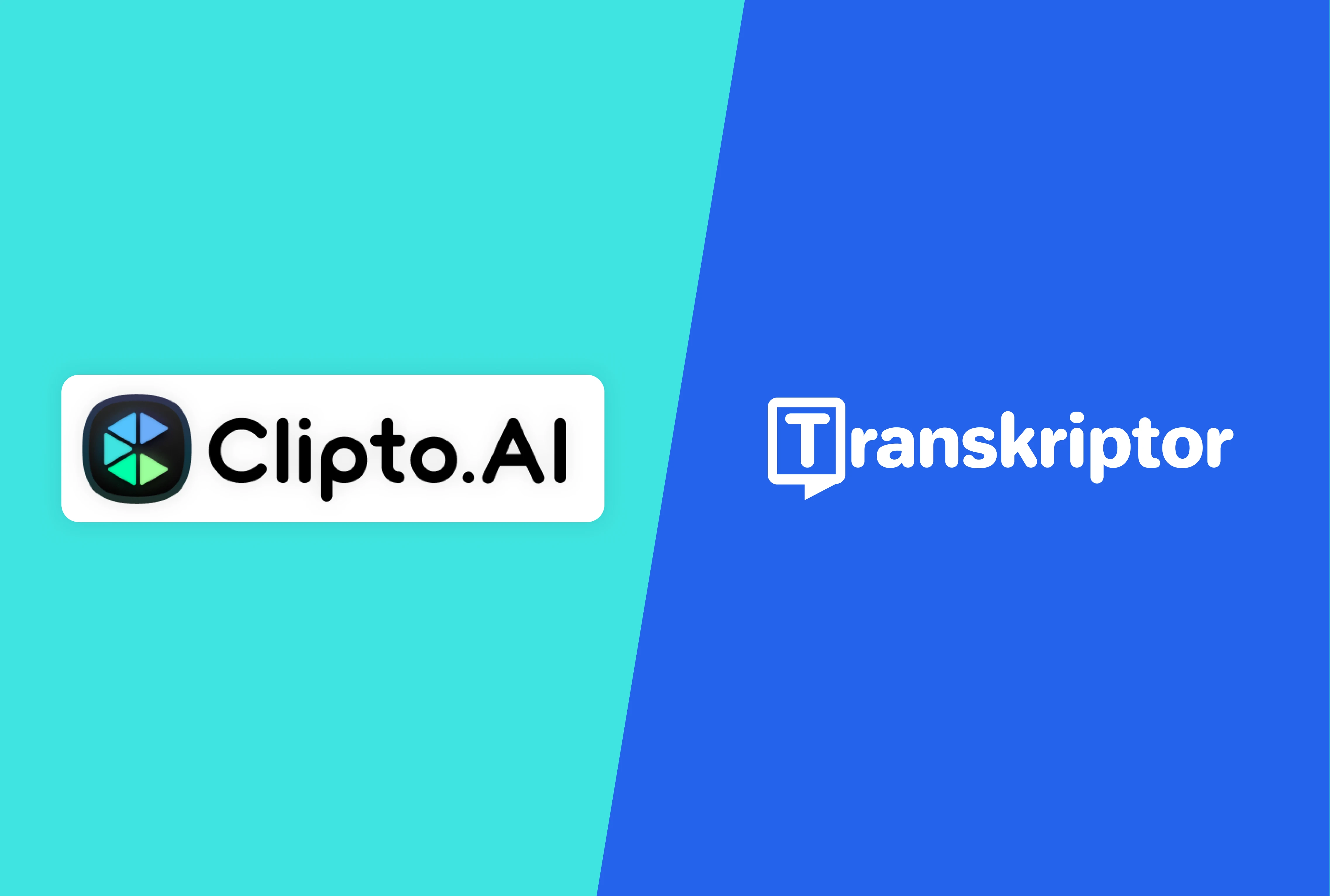 Feature comparison highlighting differences between Transkriptor and Clipto.