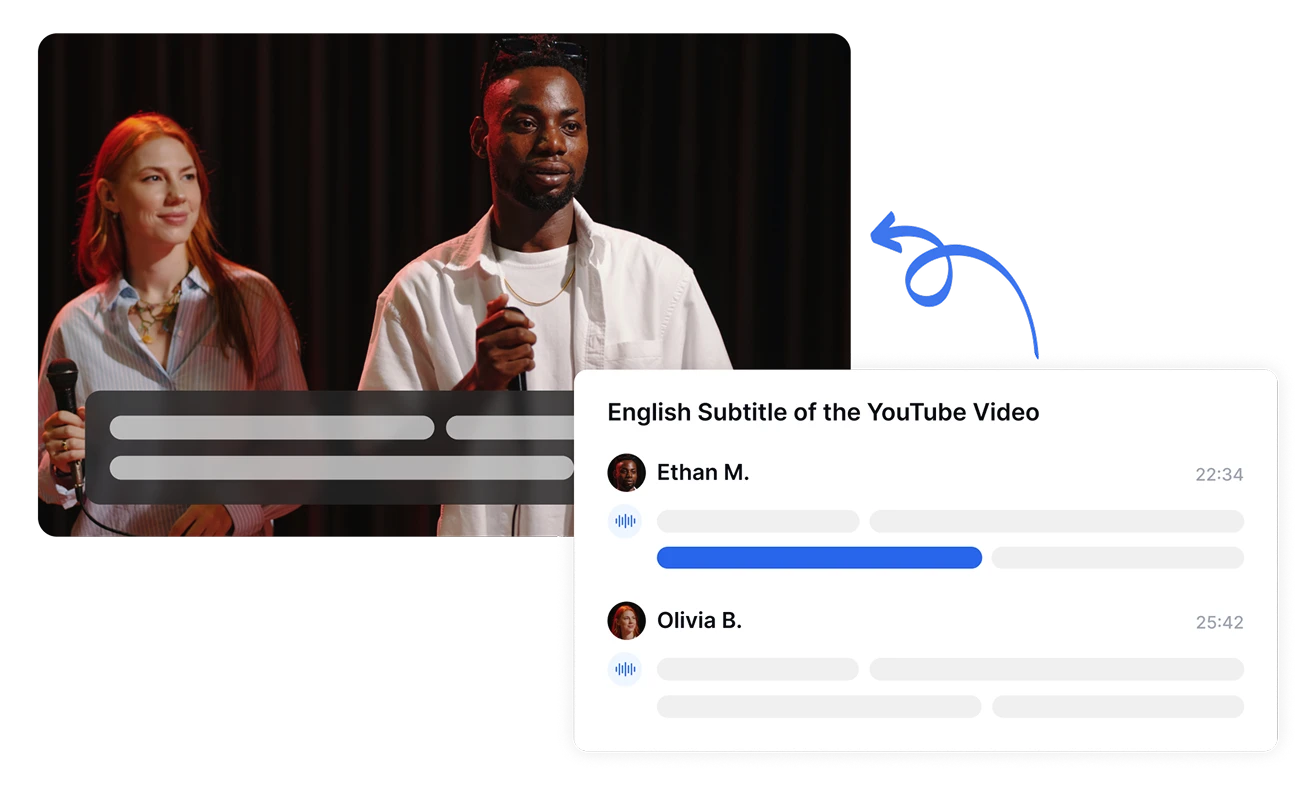 ट्रांस्क्रिप्टर द्वारा उन्नत टेक्स्ट संशोधन सुविधाओं के साथ सुरक्षित टीम सहयोग को सक्षम करने वाले वीडियो ट्रांसक्रिप्ट के लिए एडिटिंग टूल्स।